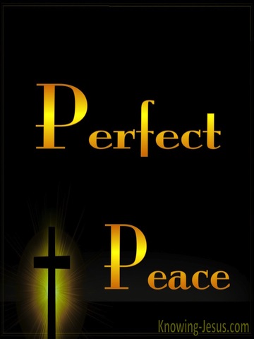 Isaiah 26:3 Perfect Peace (gold)